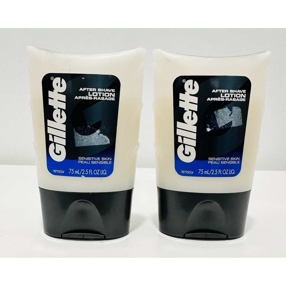 Lot of 2 Gillette Series Sensitive Skin After Shave Lotion 2.5 oz ORIGINAL